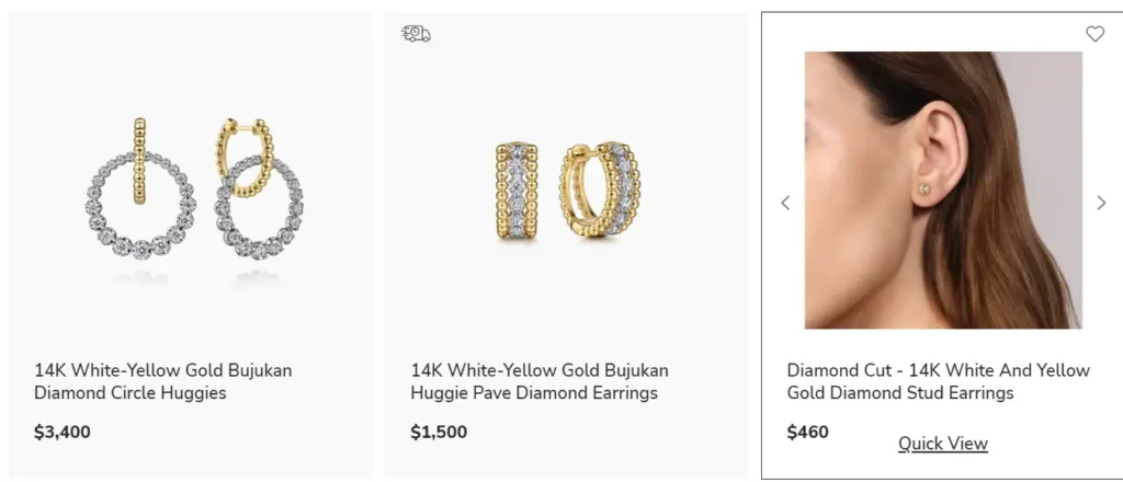 14k white gold earring ► Vickioffers – Best Online Deals 14k white gold earring